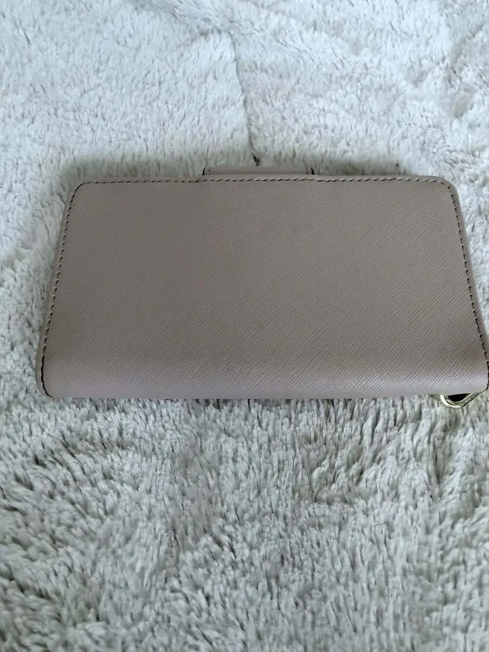 Anne Klein Faux Leather Saffiano Wristlet Wallet with Detachable Strap